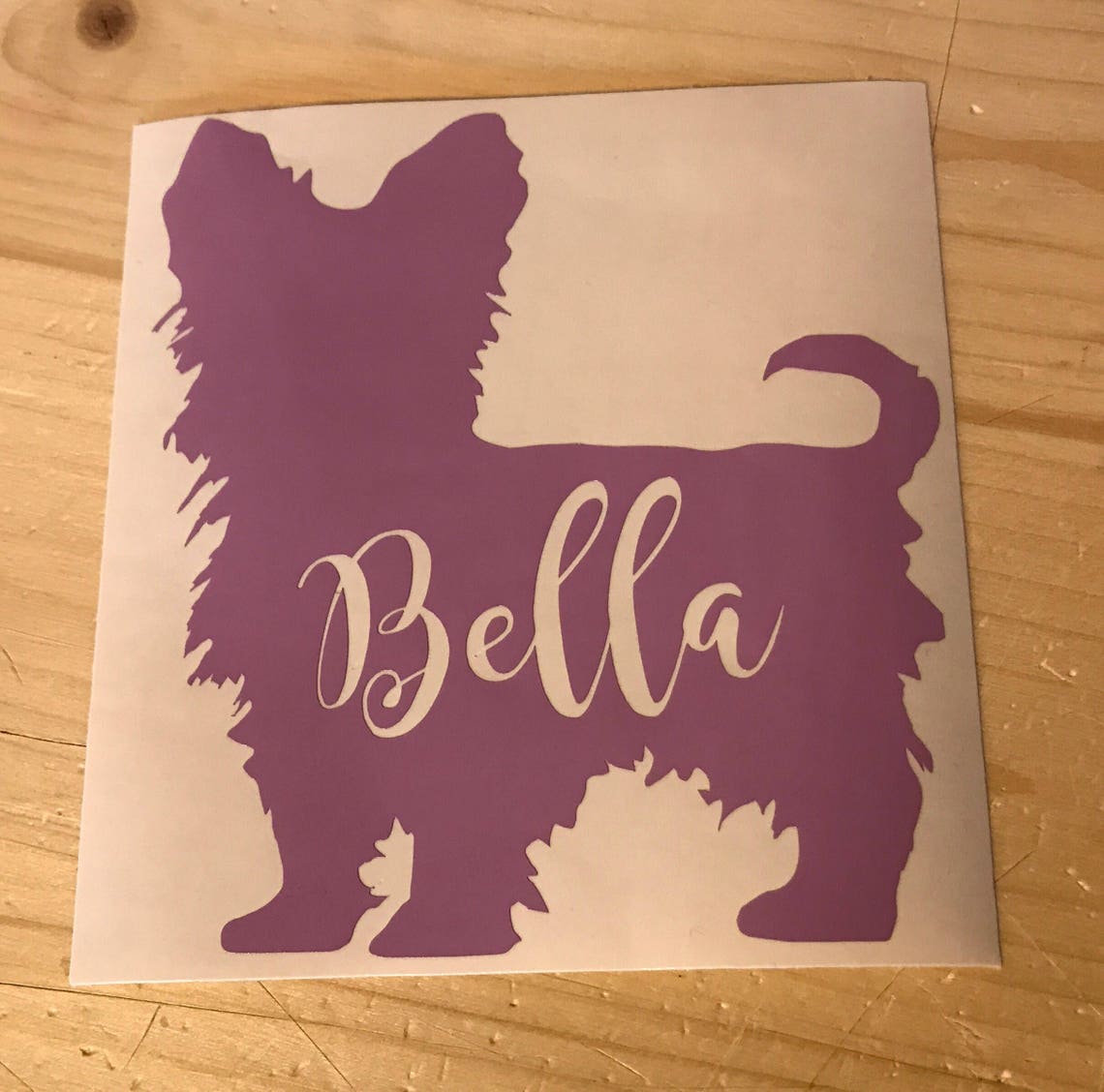 Personalized Dog decals with pets name. Pet decals. Custom pet Etsy