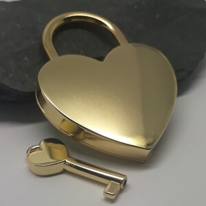 Love lock with engraving, personalized lock, bridge lock image 7