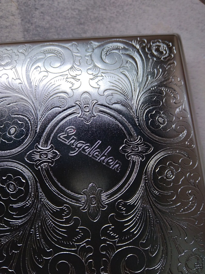 Metal cigarette case with engraving image 8