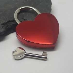 Love lock with engraving, personalized lock, bridge lock image 5