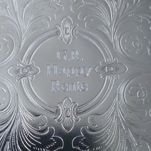 Metal cigarette case with engraving image 7