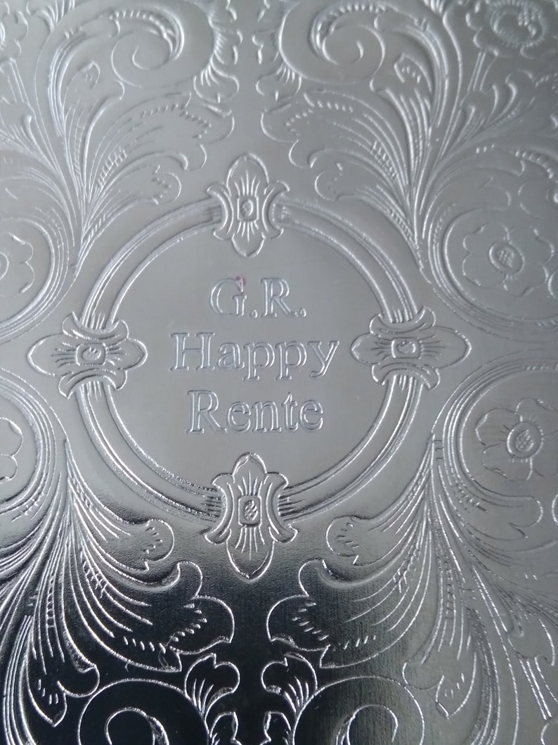 Metal cigarette case with engraving image 7