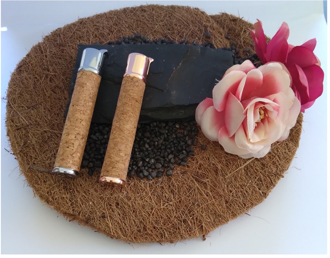 Lighter With Cork Covered Metal Lighter Gift Etsy