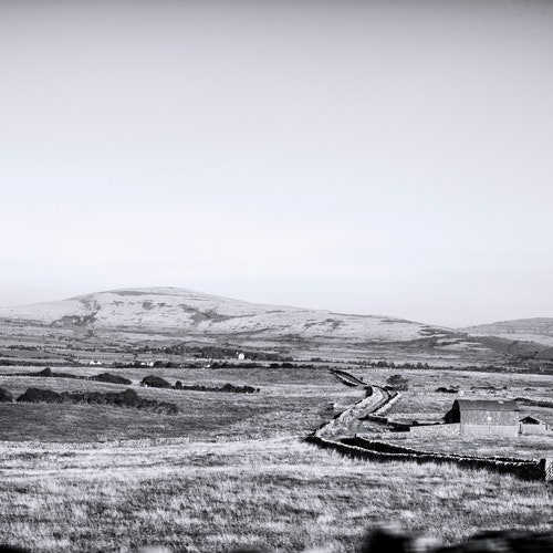 Cliffs of Moher in Black and White Ireland Travel Etsy