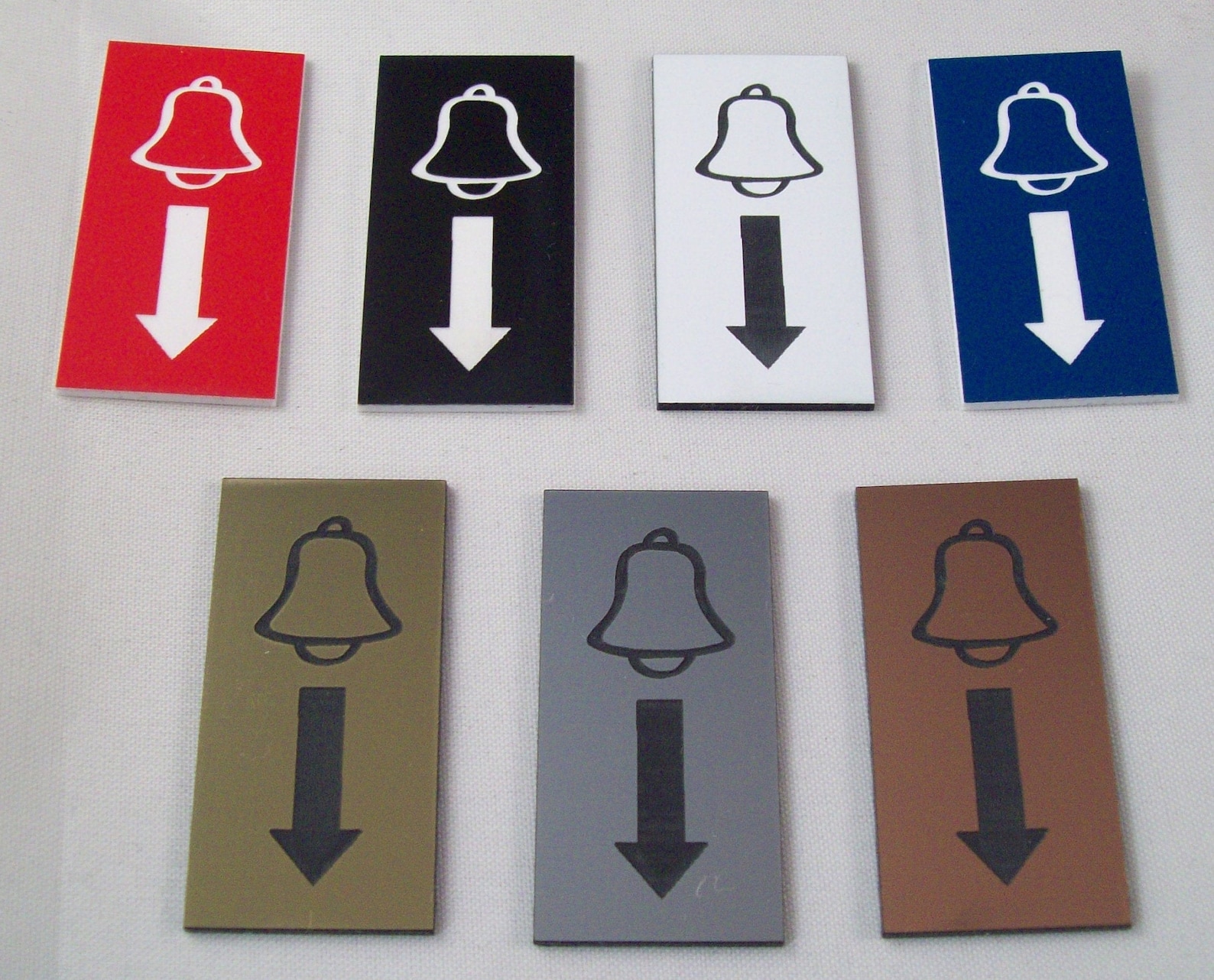 2’’ X 1’’ Doorbell Sign Bell Image With Arrow - Etsy UK