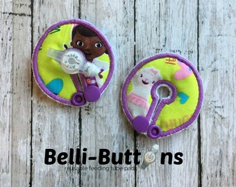 Doc McStuffins | Reusable Gtube Pads | Tubie Pads