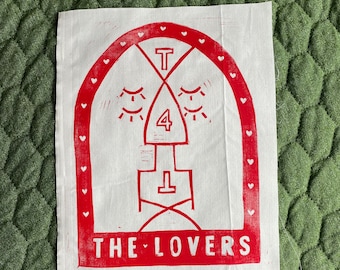The T4T Lovers Hand Pulled Patch (Cream)