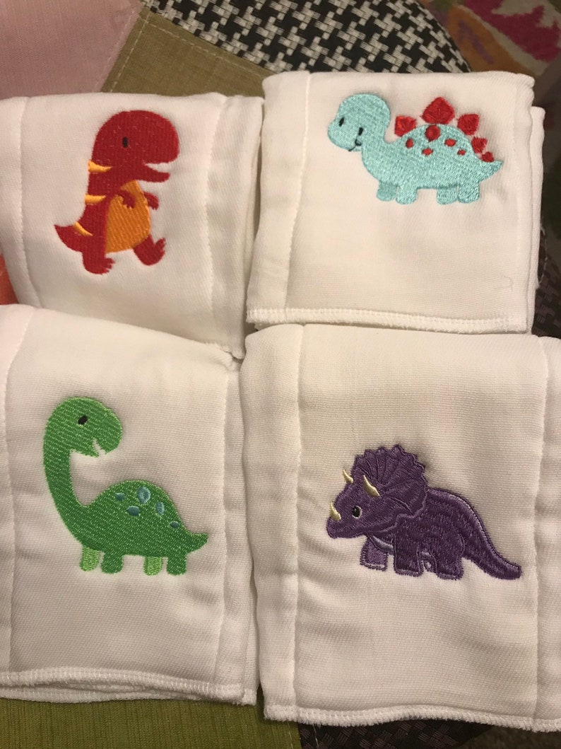 Personalized Embroidered Burp Cloth monogrammed