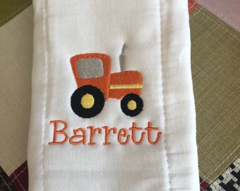 Personalized Embroidered Burp Cloth monogrammed