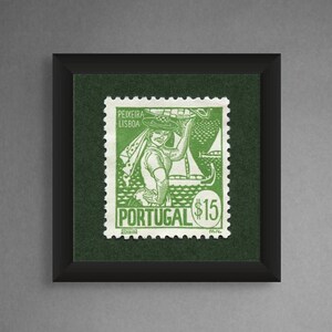 Portugal Peixeira (Fischerin), Portugal Wanddekoration, Portugal Kunst, Portugal Briefmarke, Portugal Boote Druck, 1941 Stempel - Museumsqualität