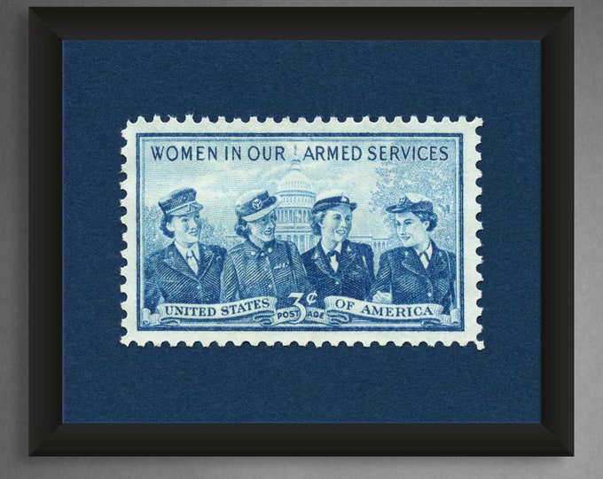 Women in Military 1952 Stamp Art Print: Museum-Quality