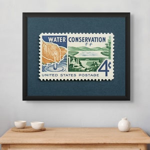 Wasserschutz, Wasserbehandlung, Wasserökologie, natürliche Ressourcen Druck, Naturschutz, Naturschutz, 1960 4c Stempel - Museumsqualität