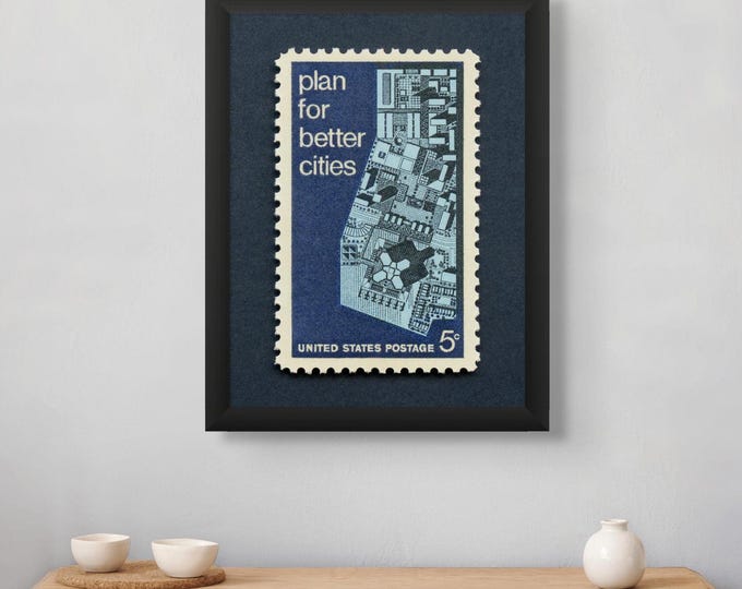 Urban Planning Stamp Art Print: Jane Jacobs, Architect Gift