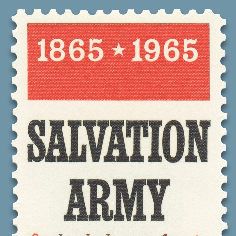 Salvation Army Poster, Vintage Salvation Army Print, Salvation Army ...