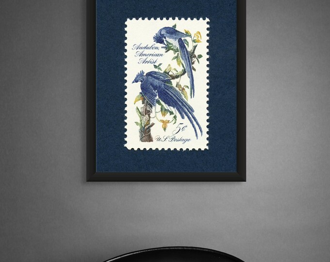 Audubon Bird Print: Vintage 1963 5c Postage Stamp Art