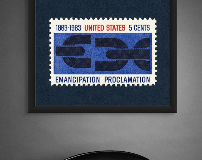 Emancipation Proclamation Stamp Art Print: Museum-Quality
