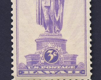 King Kamehameha Hawaii 1937 Stamp Art Print: Museum-Quality Wall Decor