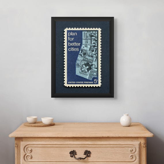 Urban Planning Stamp Art Print: Jane Jacobs, Architect Gift