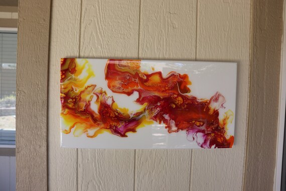 Dutch Pour Painting, Fluid Acrylic Pour Painting