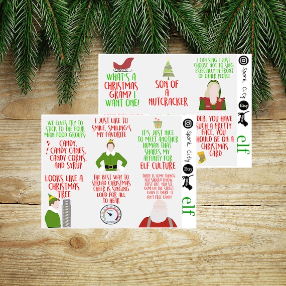 Planner//Diary//Scrapbooking Stickers Christmas Quote Boxes