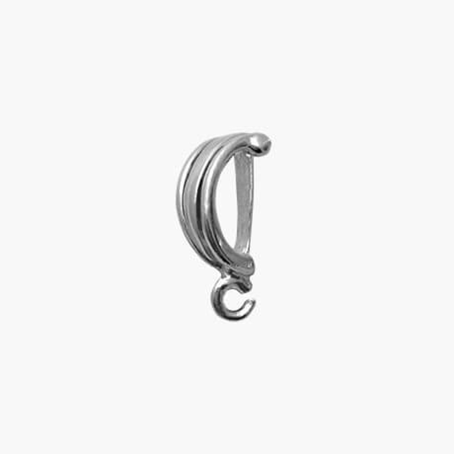Sterling Silver Bail Pendant Bail Jewelry Bails for Etsy