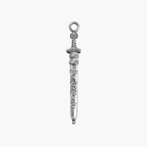 Sterling Silver Sword Charm Sword 