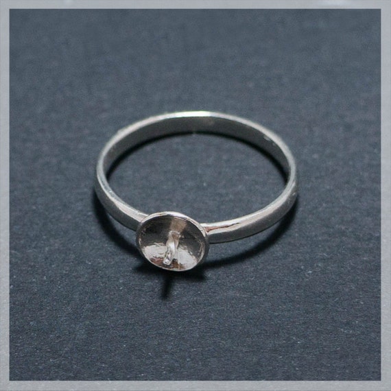 Sterling Silver Ring Base Sterling Silver Ring Findings Etsy