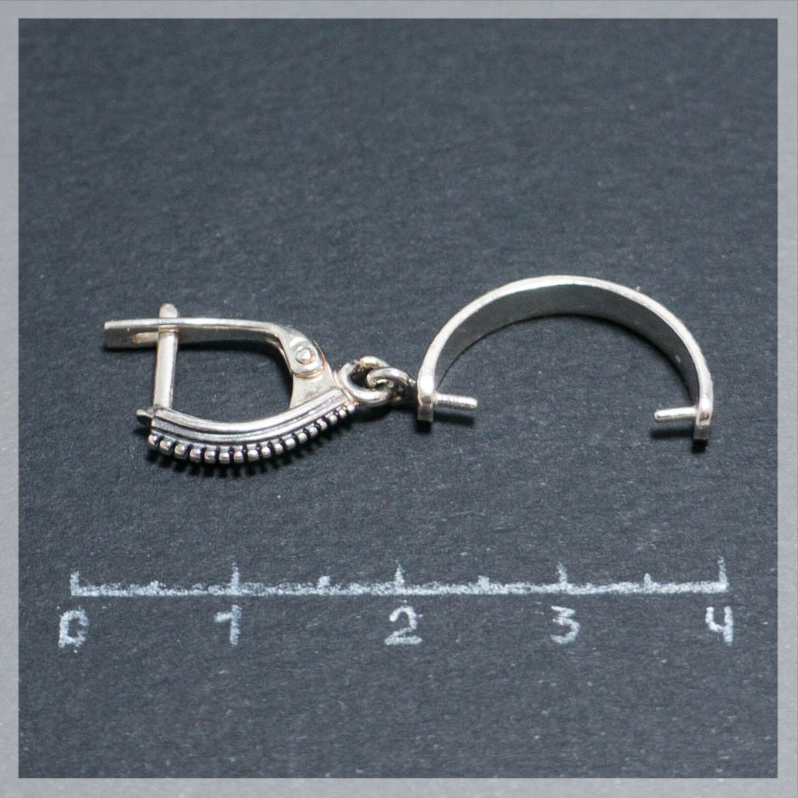 Sterling Silver Leverback Ear Hooks Ear Wire Earrings - Etsy