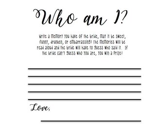 Christmas who am i party game