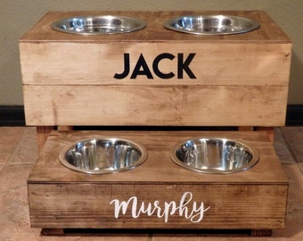 Personalised Tartans Pattern Custom Design Dog Bowl Cat Pet Food
