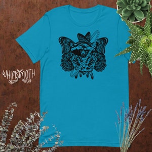 Biblically Accurate Angel T-shirt Butterfly Angelic Occult Wings Eyes Spooky