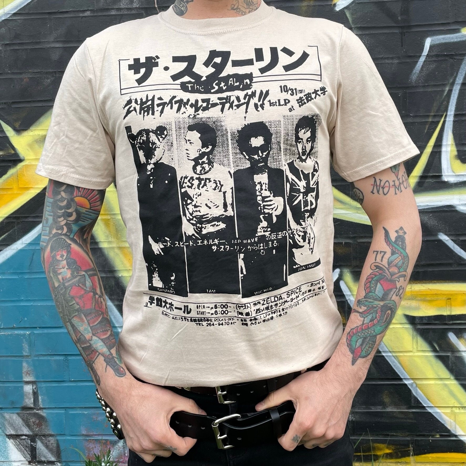 レア　THE STALIN 遠藤ミチロウ　Tシャツ inu スターリン THE STALIN スターリン Tシャツ オフィシャル 遠藤ミチロウ