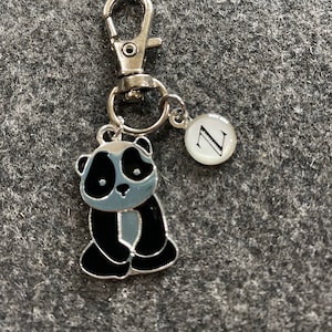 PVC Panda Keychain Pendant Cartoon Animal Cute Bag Key Chain Keyring  Ornament Bag Purse Charm Accessories