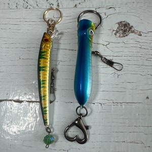 Fish Lure Keychain, Fishing Lure Keychain, Gifts for Him, Fishing Lure ...