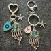 Abalone Jellyfish Keychain Sea Animal Keychain Jellyfish - Etsy
