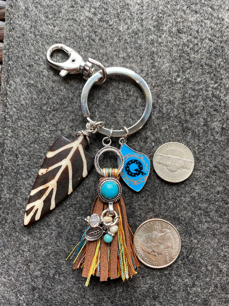 Arrowhead Keychain Tassel Keychain Bone Arrowhead Keychain Native American Keychain Tribal Keychain,Brown Bone Brown Arrowhead Keychain