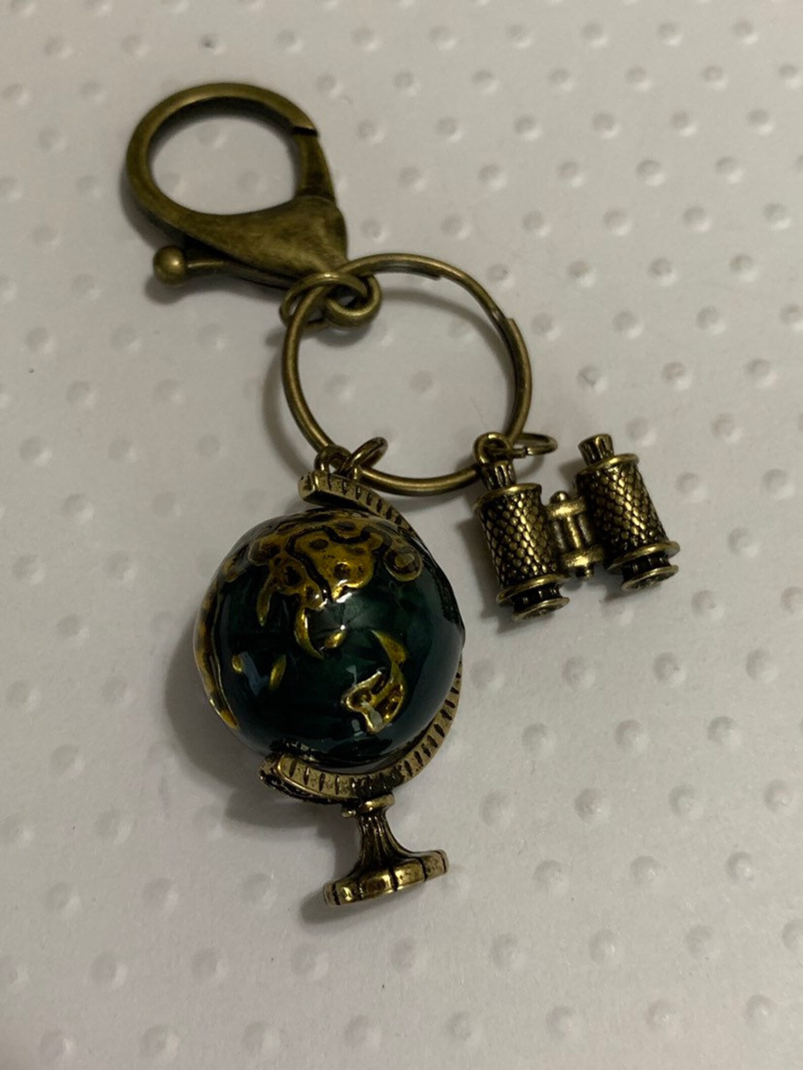 Globe Keychain Explorer Keychain Binoculars Keychain Purse Etsy