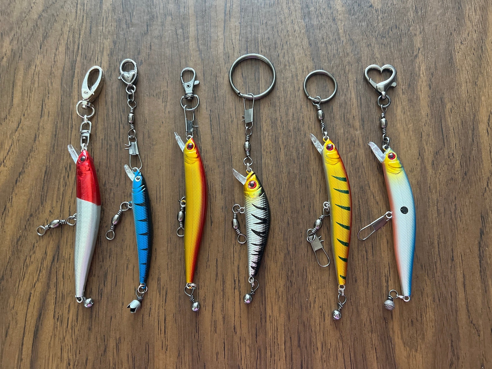 Fish Lure Keychain Fishing Lure Keychain Gifts for Him Etsy