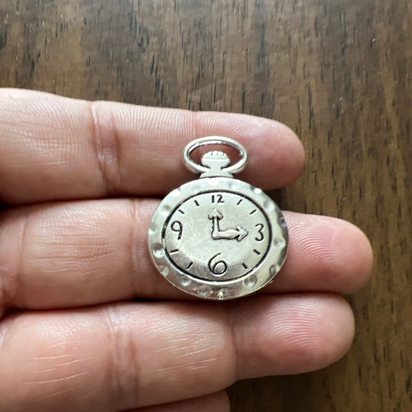 Pocket Watch Pendants, Watch Charm  32*27mm