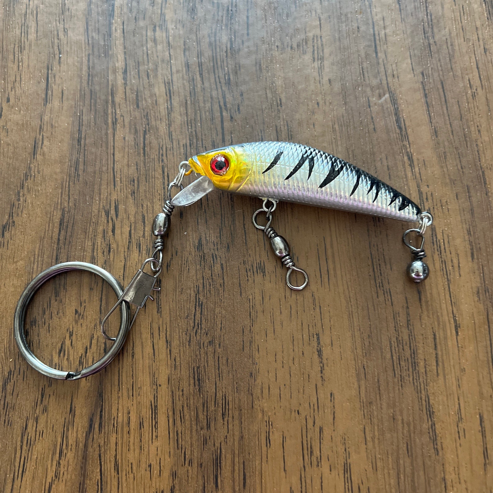 Fish Lure Keychain Fishing Lure Keychain Gifts for Him Etsy