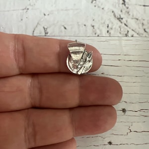 3D Slice of Pie Charm, Cake Charm, Antique Silver Tibetan Slice of Pie, Kitchen Charms, Cooking Charms, Thanksgiving Charm, Pie 19x13mm