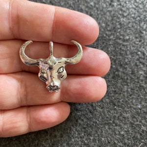 Bull ox charms, antique silver bull ox charms, Bull Ox pendants,  jewelry making, Ox Pendants, Ox Charms, Bull Head Pendants, Bull Ox