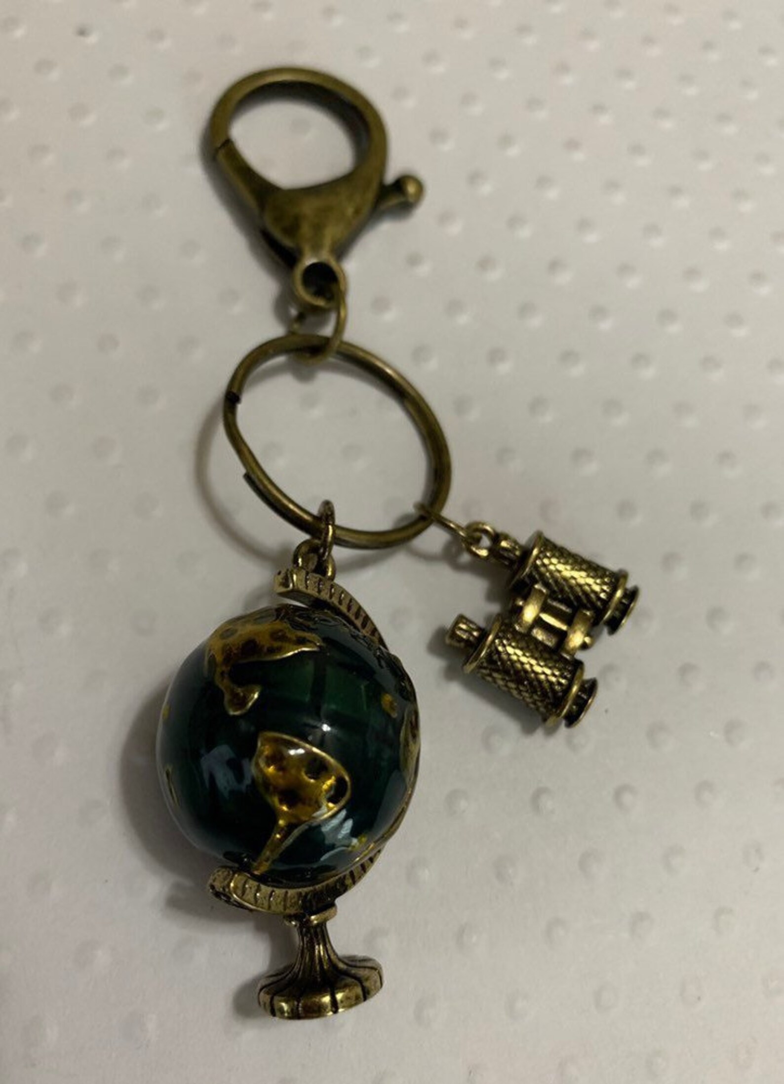 Globe Keychain Explorer Keychain Binoculars Keychain Purse Etsy