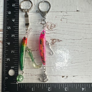 Fish Lure Keychain, Fishing Lure Keychain, Gifts for Him, Fishing Lure ...