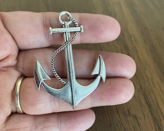 Tioneer Stainless Steel Infinity Nautical Anchor Floating Heart Tag Charm Pendant Necklace Tioneer Stainless Steel Infinity Nautical Anchor Floating Heart Tag Charm Pendant Necklace
