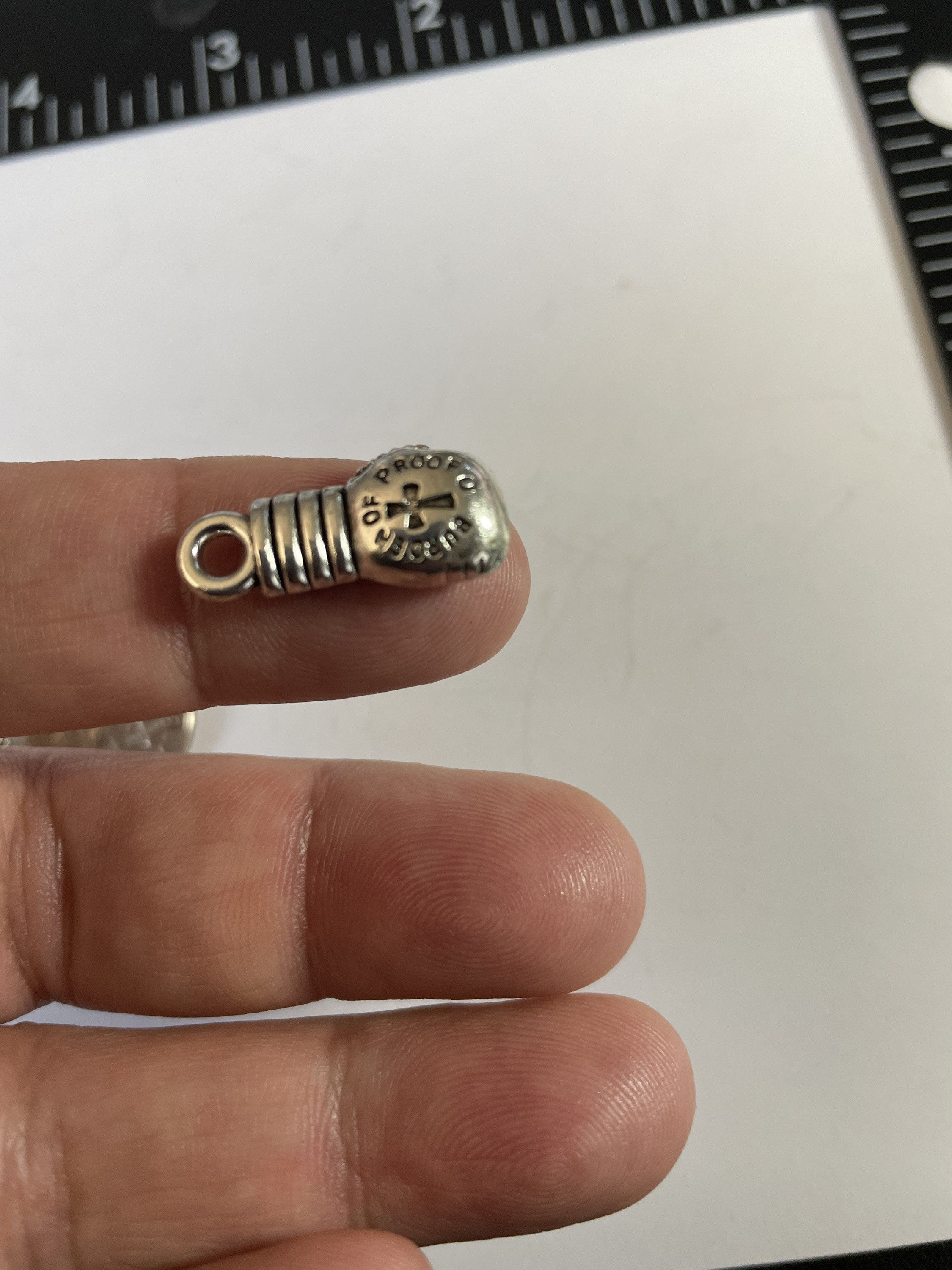 3D Boxing Glove Charm Fist Charms Silver Boxing Globe - Etsy