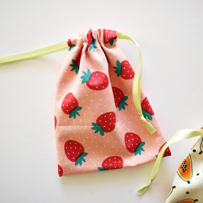 Drawstring Pouch Bag PDF Sewing Pattern and Tutorial Etsy