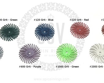 Pack Of 12 BRS-580.50 EURO TOOL Radial Disc Red 3/4 Inch 220g Pack Of 12 BRS-580.50 EURO TOOL Radial Disc Red 3/4 Inch 220g