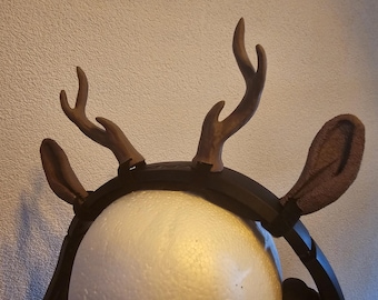 Set of faun horns and ears for headset