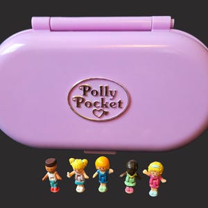 Vintage Polly Pocket Stampin' School Playset  Complete!
